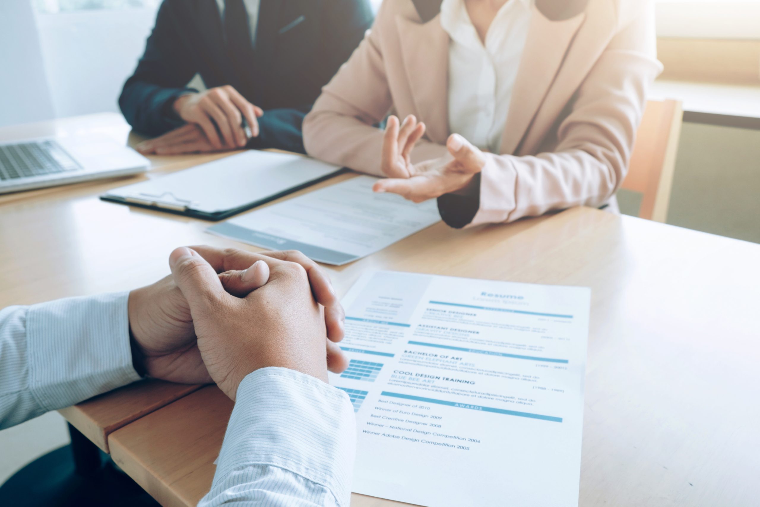 Recruitment services interview and hiring consultation